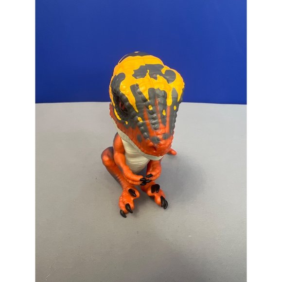 Fingerlings Dinosaur Blaze Untamed Raptor Interactive Velociraptor Orange used - Picture 6 of 8